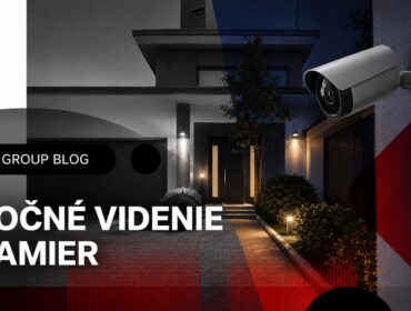 Nočné videnie bezpečnostnej kamery pri rodinnom dome